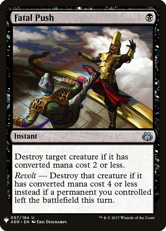Fatal Push (The List) - Magic: The Gathering in TCG Land