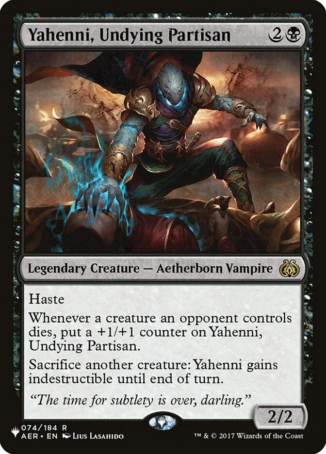 Yahenni, Undying Partisan (The List) - Magic: The Gathering in TCG Land