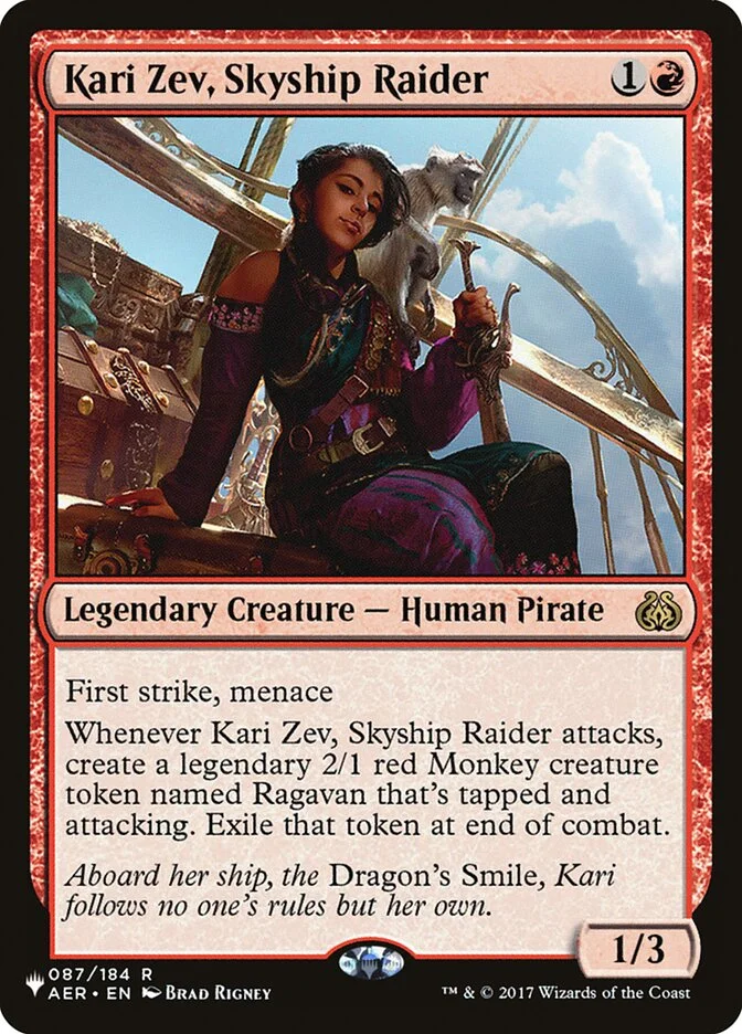 Kari Zev, Skyship Raider (The List) - Magic: The Gathering in TCG Land