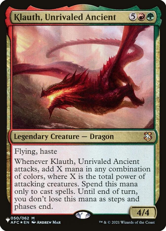 Klauth, Unrivaled Ancient (The List) - Magic: The Gathering in TCG Land México