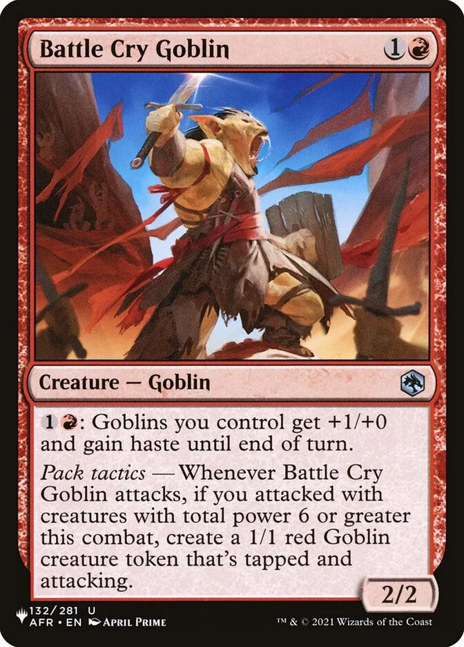 Battle Cry Goblin (The List) - Magic: The Gathering in TCG Land México