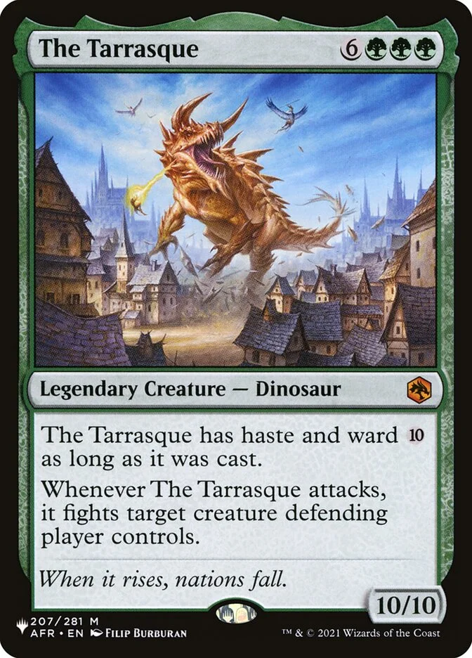 The Tarrasque (The List) - Magic: The Gathering in TCG Land