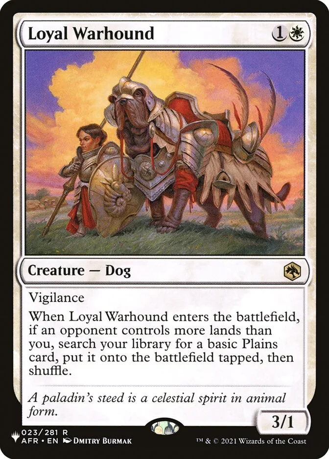 Loyal Warhound (The List) - Magic: The Gathering in TCG Land