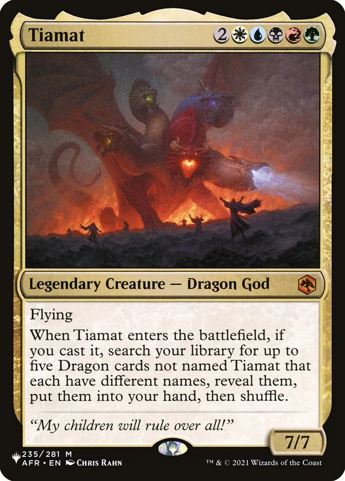 Tiamat (The List) - Magic: The Gathering in TCG Land