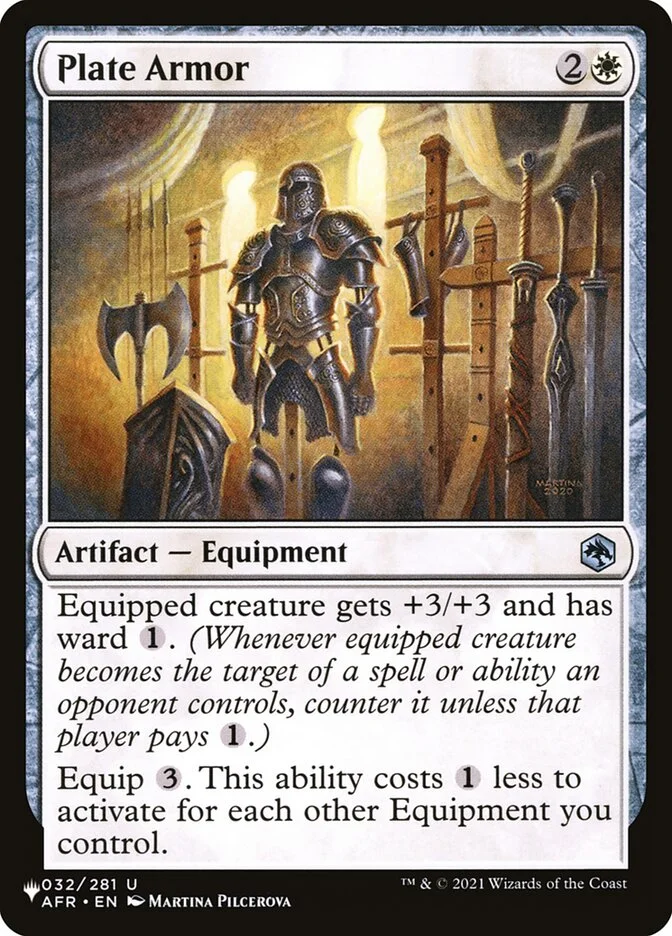 Plate Armor (The List) - Magic: The Gathering in TCG Land México