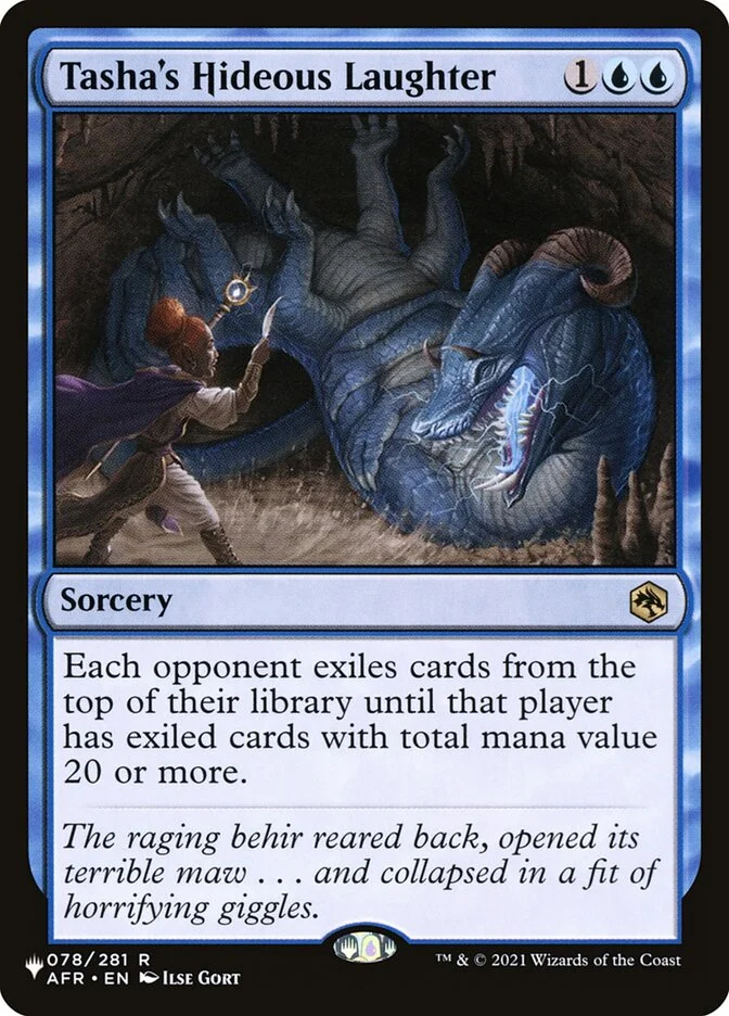 Tasha's Hideous Laughter (The List) - Magic: The Gathering in TCG Land