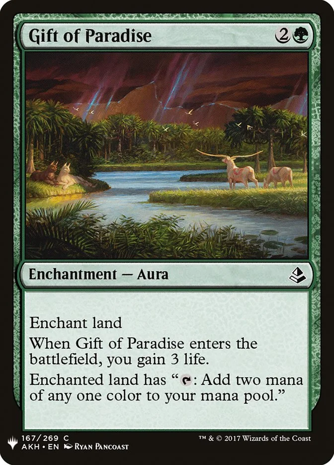 Gift of Paradise (The List) - Magic: The Gathering in TCG Land