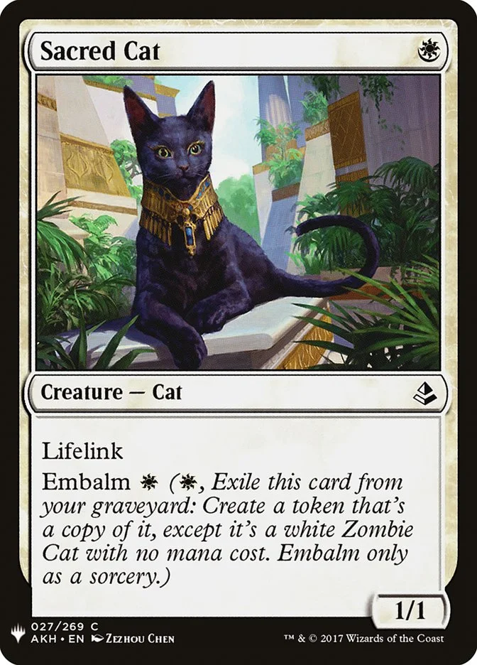 Sacred Cat (The List) - Magic: The Gathering in TCG Land
