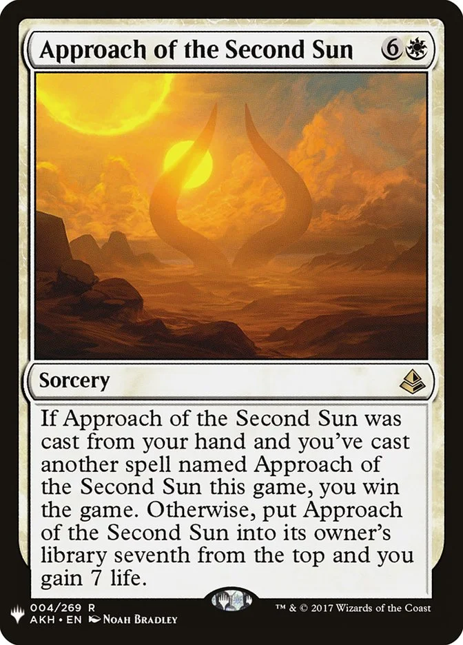 Approach of the Second Sun (The List) - Magic: The Gathering in TCG Land