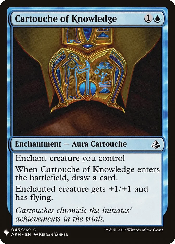 Cartouche of Knowledge (The List) - Magic: The Gathering in TCG Land