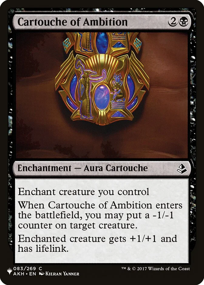 Cartouche of Ambition (The List) - Magic: The Gathering in TCG Land