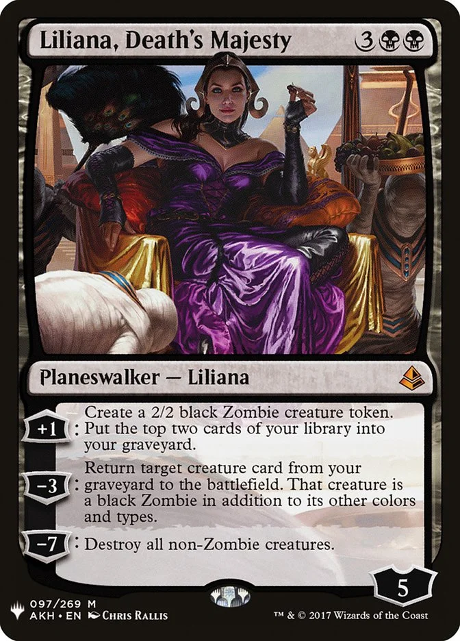 Liliana, Death's Majesty (The List) - Magic: The Gathering in TCG Land México