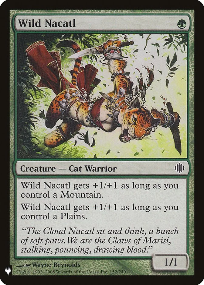 Wild Nacatl (The List) - Magic: The Gathering in TCG Land