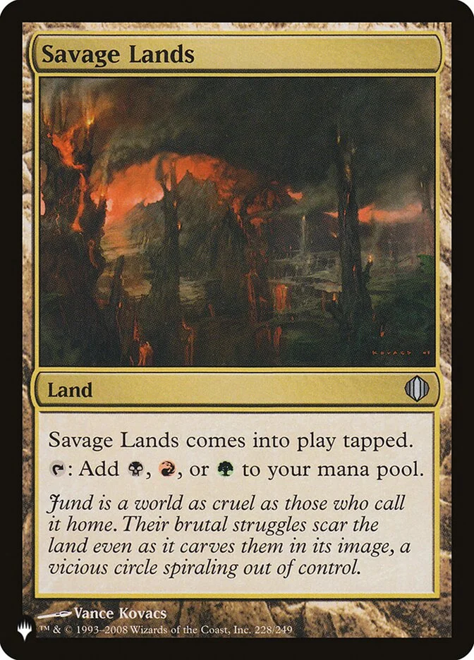Savage Lands (The List) - Magic: The Gathering in TCG Land