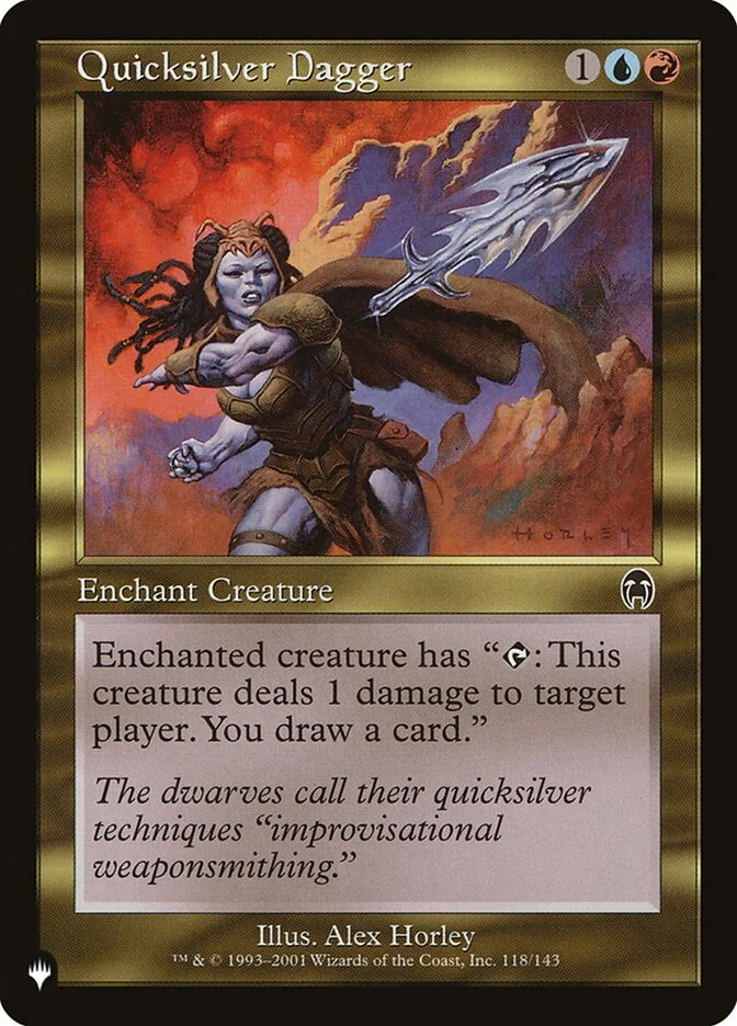 Quicksilver Dagger (The List) - Magic: The Gathering in TCG Land