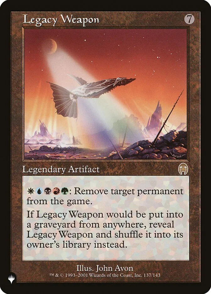 Legacy Weapon (The List) - Magic: The Gathering in TCG Land