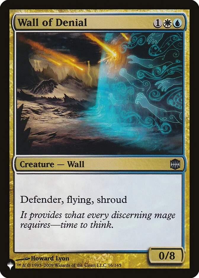 Wall of Denial (The List) - Magic: The Gathering in TCG Land