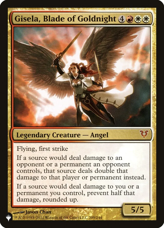 Gisela, Blade of Goldnight (The List) - Magic: The Gathering in TCG Land
