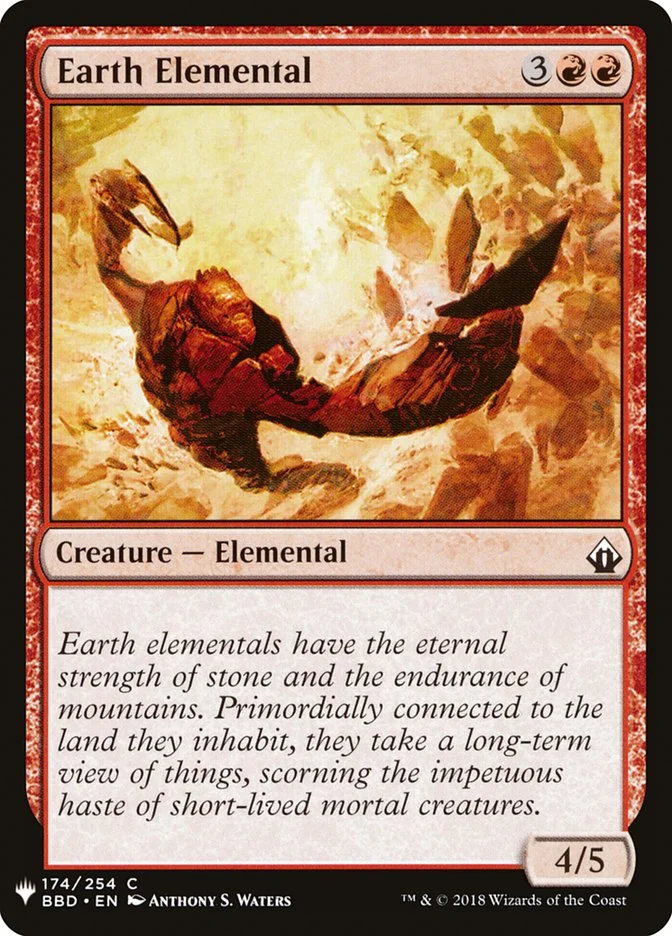 Earth Elemental (The List) - Magic: The Gathering in TCG Land