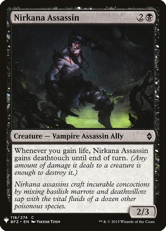 Nirkana Assassin (The List) - Magic: The Gathering in TCG Land