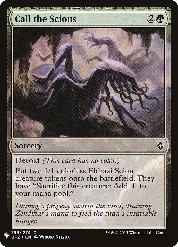 Call the Scions (The List) - Magic: The Gathering in TCG Land