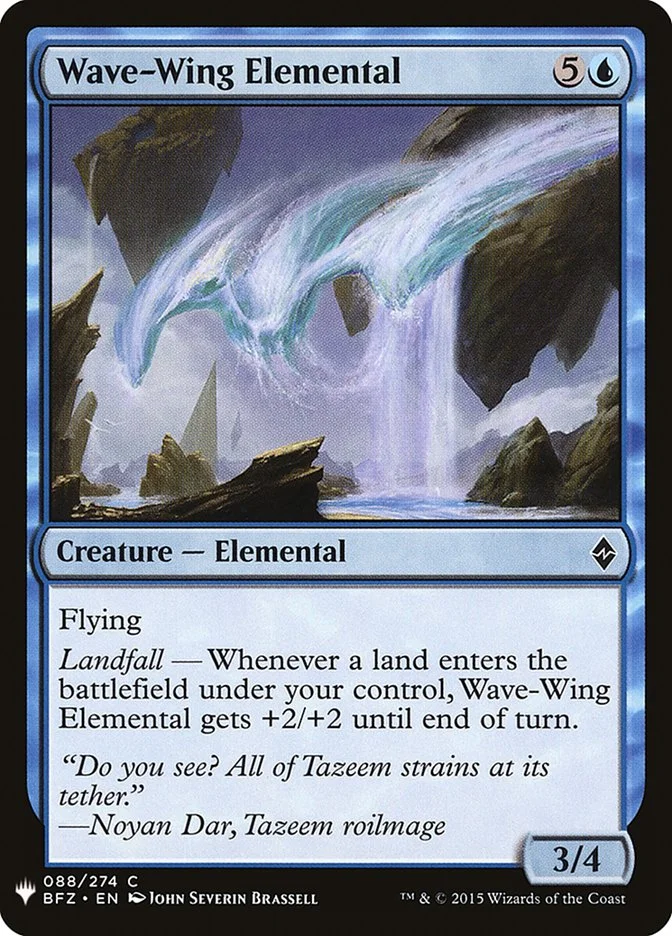 Wave-Wing Elemental (The List) - Magic: The Gathering in TCG Land