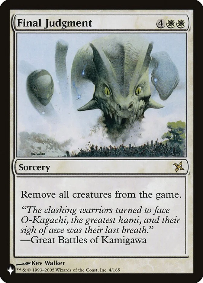 Final Judgment (The List) - Magic: The Gathering in TCG Land