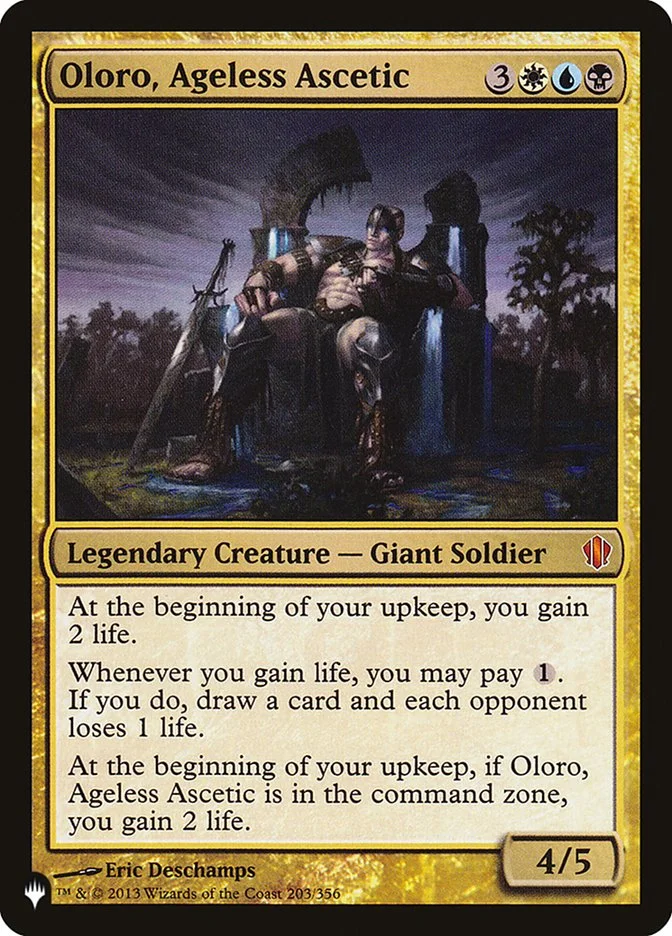 Oloro, Ageless Ascetic (The List) - Magic: The Gathering in TCG Land