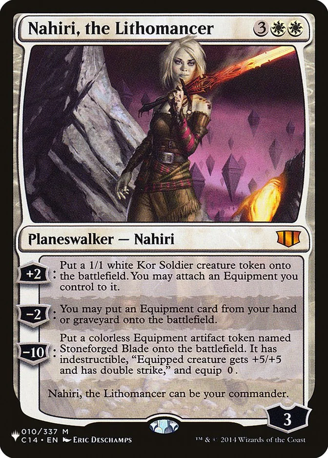 Nahiri, the Lithomancer (The List) - Magic: The Gathering in TCG Land