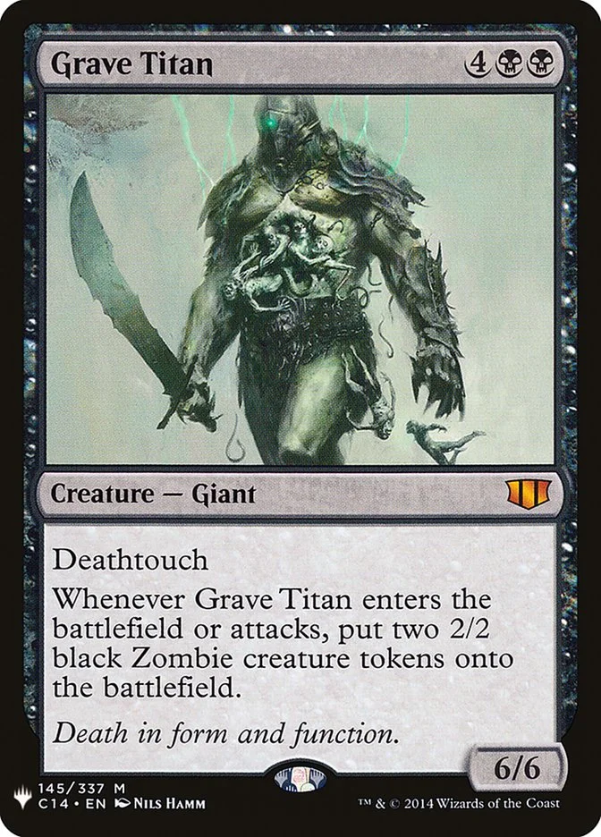 Grave Titan (The List) - Magic: The Gathering in TCG Land