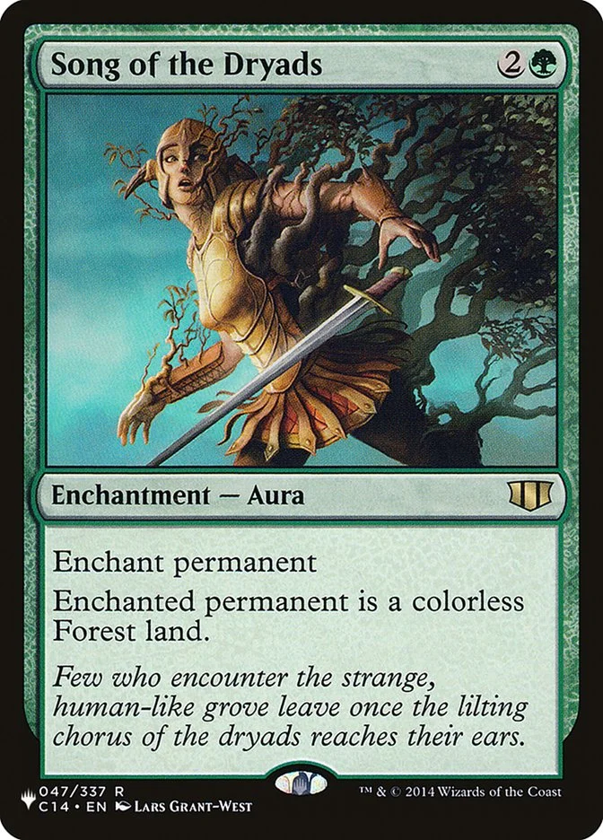 Song of the Dryads (The List) - Magic: The Gathering in TCG Land