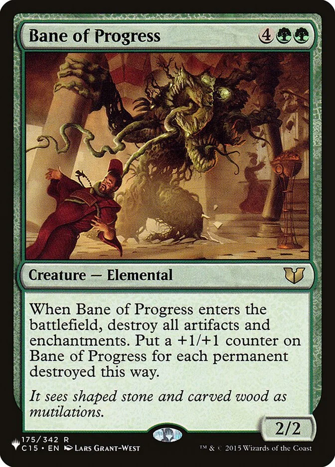 Bane of Progress (The List) - Magic: The Gathering in TCG Land