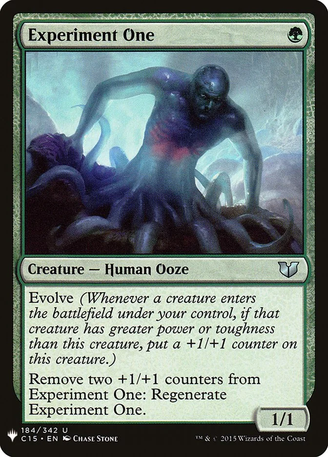 Experiment One (The List) - Magic: The Gathering in TCG Land
