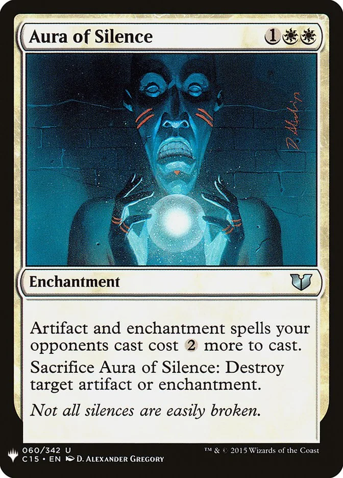 Aura of Silence (The List) - Magic: The Gathering in TCG Land