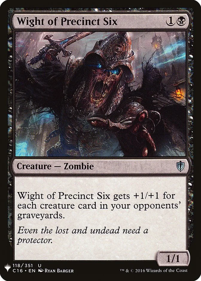 Wight of Precinct Six (The List) - Magic: The Gathering in TCG Land México