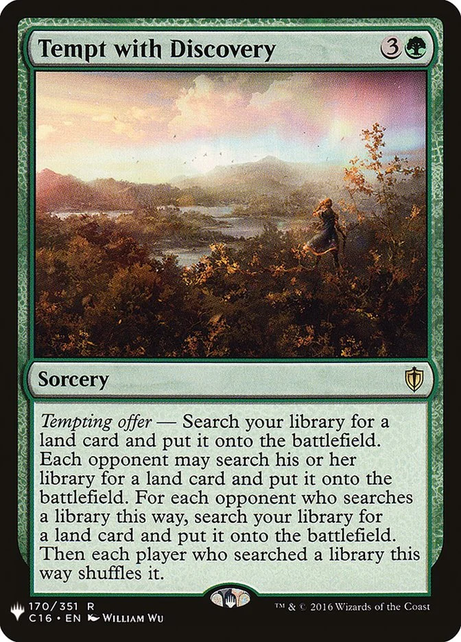 Tempt with Discovery (The List) - Magic: The Gathering in TCG Land