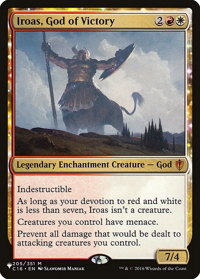 Iroas, God of Victory (The List) - Magic: The Gathering in TCG Land