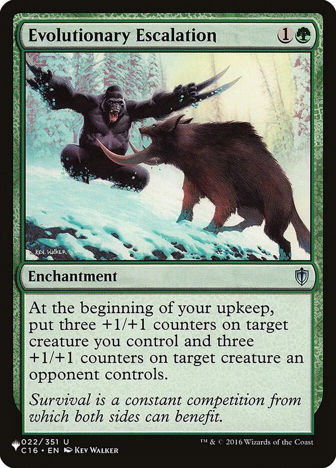 Evolutionary Escalation (The List) - Magic: The Gathering in TCG Land