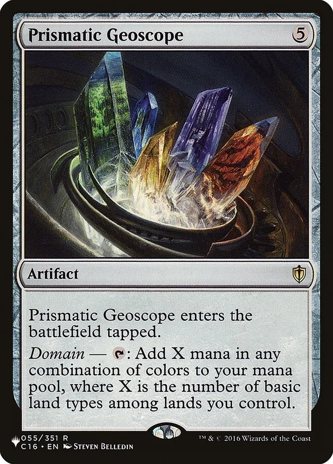 Prismatic Geoscope (The List) - Magic: The Gathering in TCG Land México