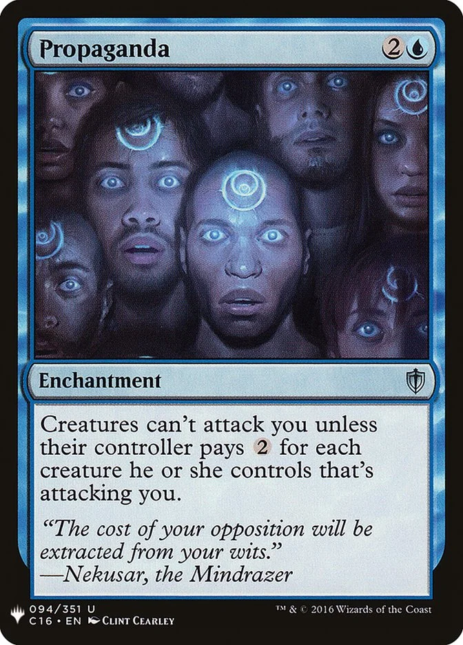 Propaganda (The List) - Magic: The Gathering in TCG Land