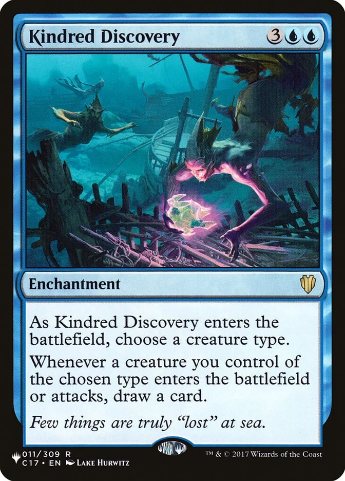 Kindred Discovery (The List) - Magic: The Gathering in TCG Land