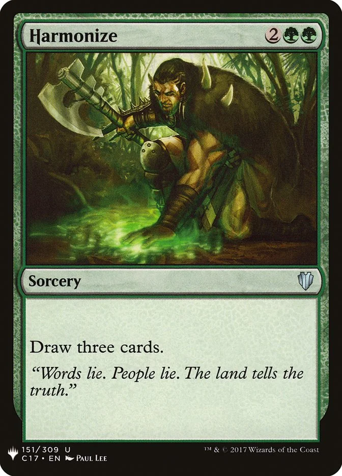 Harmonize (The List) - Magic: The Gathering in TCG Land
