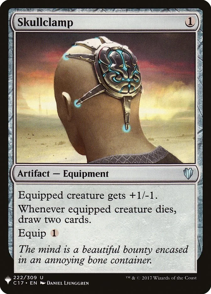 Skullclamp (The List) - Magic: The Gathering in TCG Land