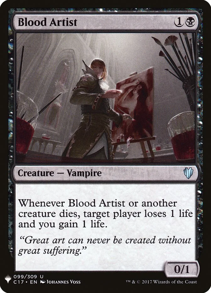 Blood Artist (The List) - Magic: The Gathering in TCG Land
