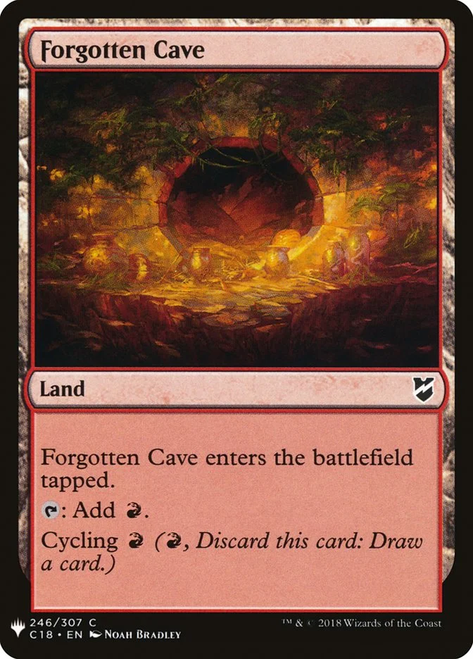 Forgotten Cave (The List) - Magic: The Gathering in TCG Land