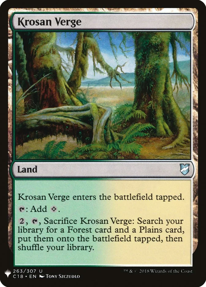 Krosan Verge (The List) - Magic: The Gathering in TCG Land
