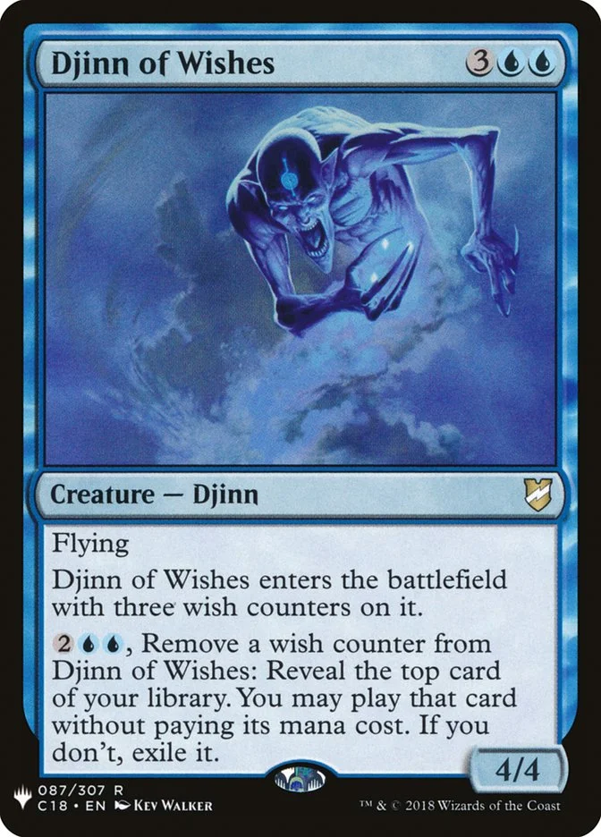 Djinn of Wishes (The List) - Magic: The Gathering in TCG Land