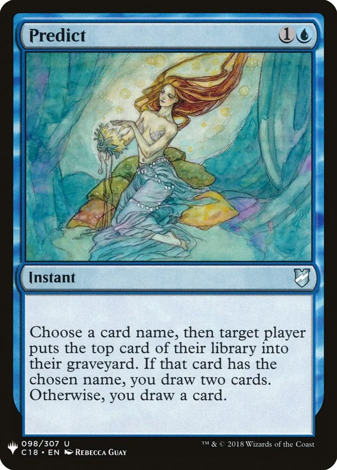Predict (The List) - Magic: The Gathering in TCG Land