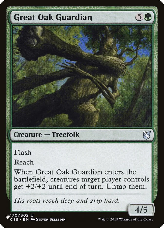 Great Oak Guardian (The List) - Magic: The Gathering in TCG Land