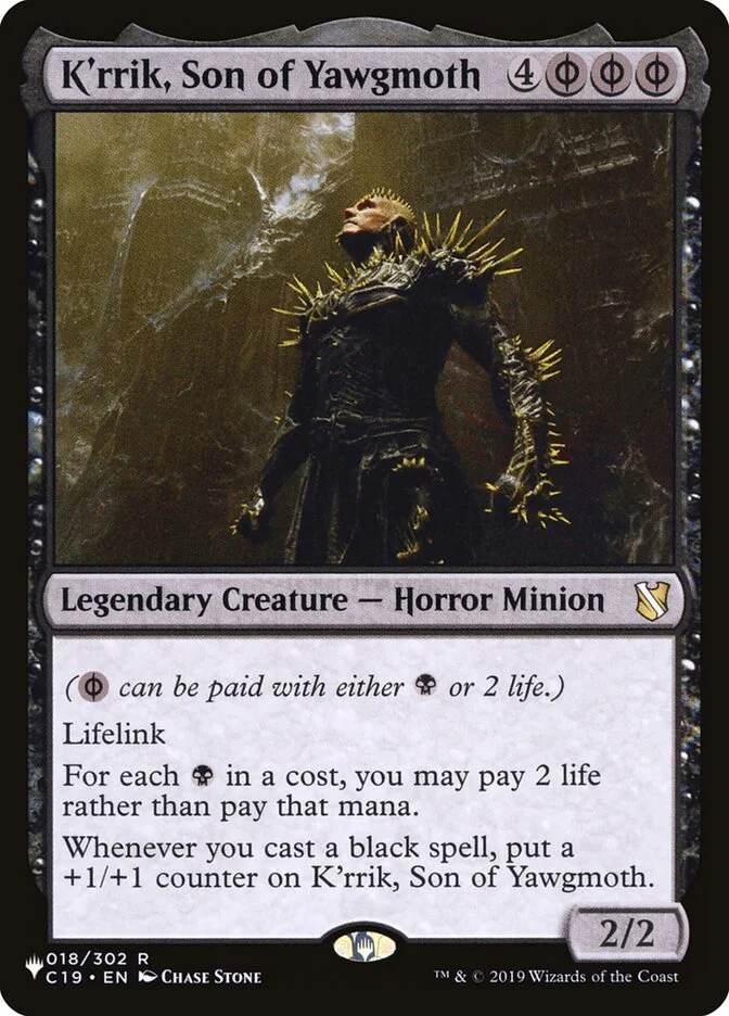 K'rrik, Son of Yawgmoth (The List) - Magic: The Gathering in TCG Land